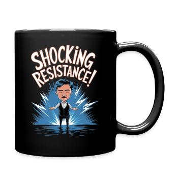 Shocking Resistance Electric Design - Full Colour Mug - black - Right