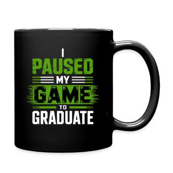 Gaming Graduation Abitur Gamer Gamer - Full Colour Mug - black - Right