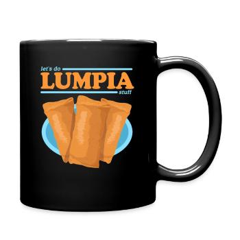 Lumpia Loempia Spring Roll Gift - Full Colour Mug - black - Right