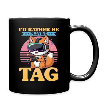 Gaming Fox VR Gamer - Mug uni - noir - Droite