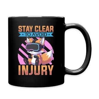 Gaming Fox VR Gamer - Mug uni - noir - Droite