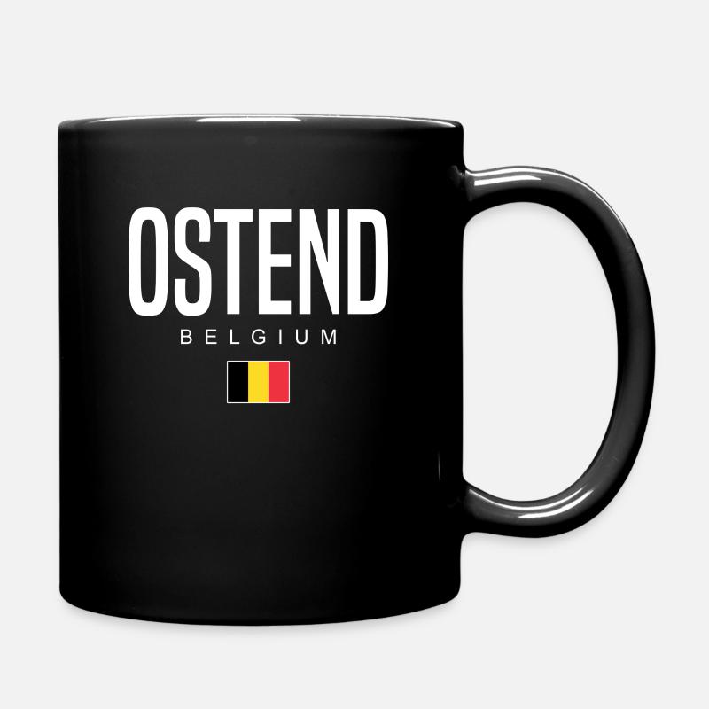 Ostend Belgien - Tasse einfarbig - Schwarz