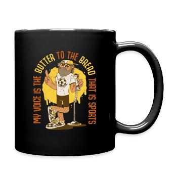 Commentateur Présentateur sportif - Mug uni - noir - Droite