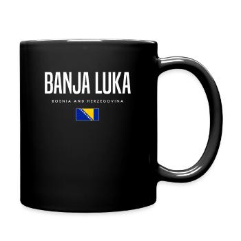 Banjaluka Bosnien und Herzegowina - Tasse einfarbig - Schwarz - Rechts