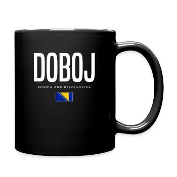 Doboj Bosnien und Herzegowina - Tasse einfarbig - Schwarz - Rechts