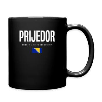 Prijedor Bosnien und Herzegowina - Tasse einfarbig - Schwarz - Rechts