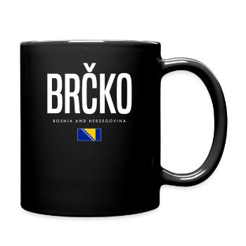 Brcko Bosnien und Herzegowina - Tasse einfarbig - Schwarz - Rechts