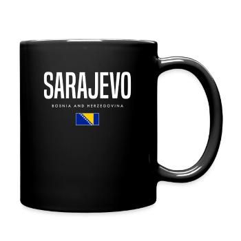 Sarajevo, Bosnia and Herzegovina - Full Colour Mug - black - Right
