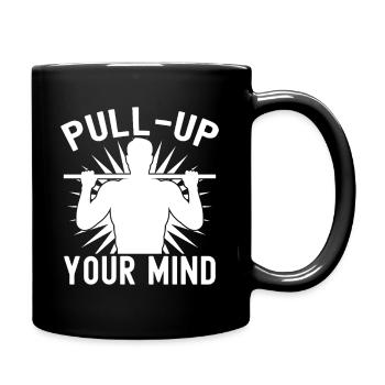 Accros de la salle de sport Pull-Up Your Mind Gymnastique suédoise Fitness - Mug uni - noir - Droite
