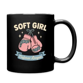 Soft Girl EF League Pastel Power Feminine - Full Colour Mug - black - Right