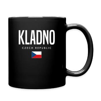 Kladno Tschechien - Tasse einfarbig - Schwarz - Rechts