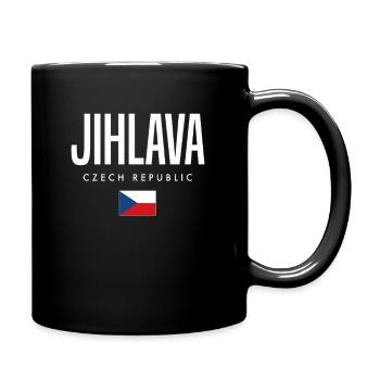 Jihlava Tschechien - Tasse einfarbig - Schwarz - Rechts