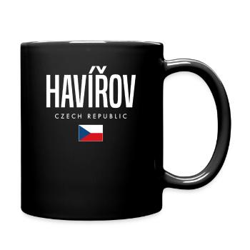 Havirov Tschechien - Tasse einfarbig - Schwarz - Rechts