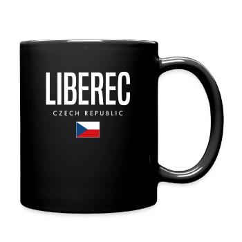 Liberec Tschechien - Tasse einfarbig - Schwarz - Rechts