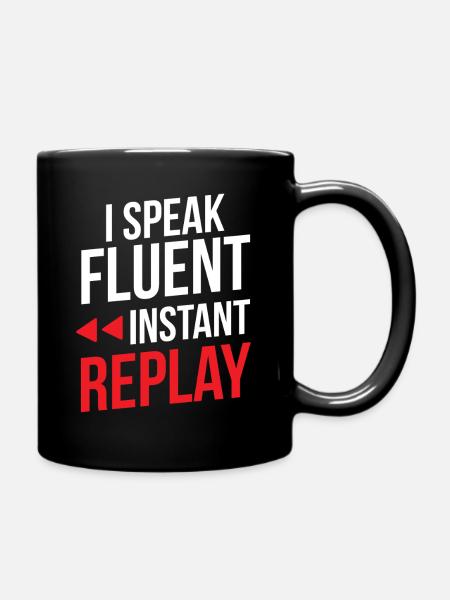 Funny Sports Ansager - Tasse einfarbig - Schwarz