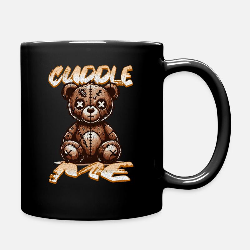 Cuddle me Bear - Tasse einfarbig - Schwarz