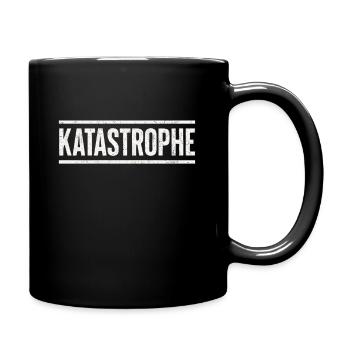 Chemise de déclaration de catastrophe avec humour - Mug uni - noir - Droite