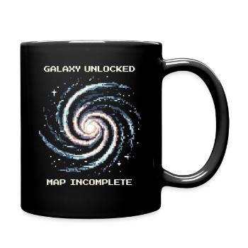 Galaxy Unlocked | Map incomplete - Full Colour Mug - black - Right