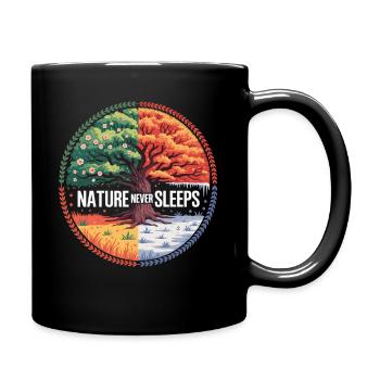 Four Seasons Nature Shirt - Full Colour Mug - black - Right