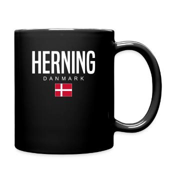 Herning, Denmark - Full Colour Mug - black - Right