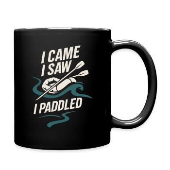 Whitewater Adventure River Rafting Crew Outdoor - Tasse einfarbig - Schwarz - Rechts