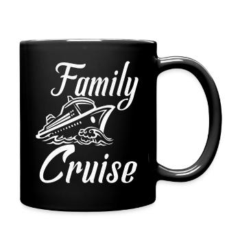 Croisière en famille - Mug uni - noir - Droite