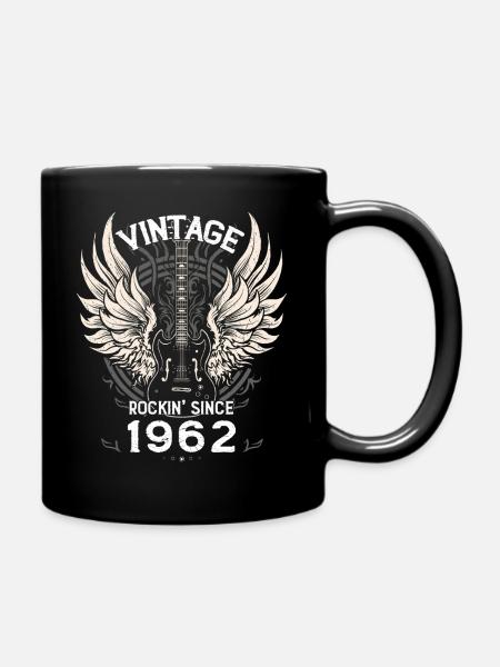 Vintage Rockin' depuis 1962, 63 ans de Retro Soul - Mug uni - noir