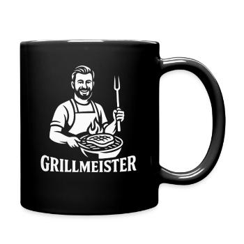 Grillmeister - Tasse einfarbig - Schwarz - Rechts