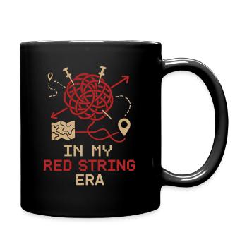 Feuille d’aluminium chapeau société conspiration mème - Mug uni - noir - Droite