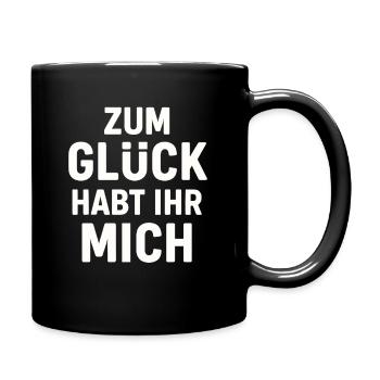 Luckily you have me - Full Colour Mug - black - Right