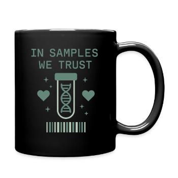 Clinical Lab Tech Diagnostic Science Data Nerd - Full Colour Mug - black - Right