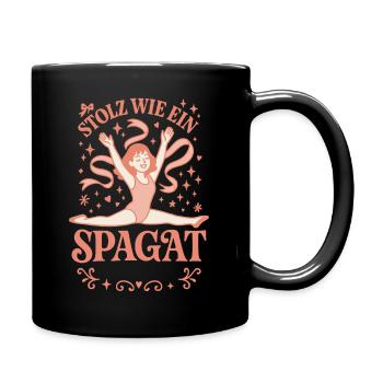 Stolz Wie Ein Spagat Ballett Tanzen Mädchen - Tasse einfarbig - Schwarz - Rechts