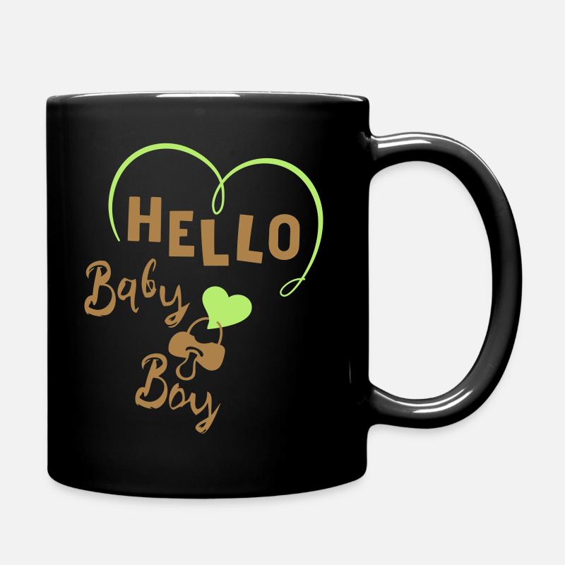 Bonjour bébé garçon - Mug uni - noir