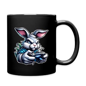 Gaming Hase - Tasse einfarbig - Schwarz - Rechts
