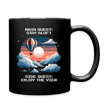 Vol en montgolfière Sky Adventure Aviation Thermiques - Mug uni - noir - Droite