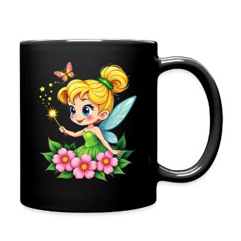 Fata - Tazza monocolore - nero - Destra