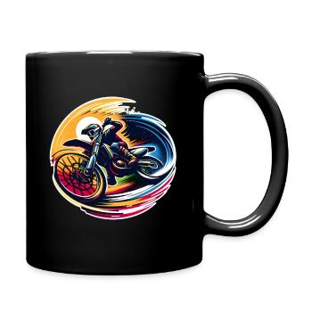 Motocross - Mug uni - noir - Droite