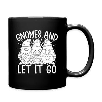 Gnome Costume Men Gnomes & Let It Go Gnome - Tasse einfarbig - Schwarz - Rechts