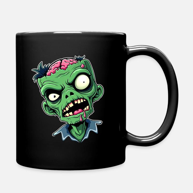 Zombie without a plan - Full Colour Mug - black