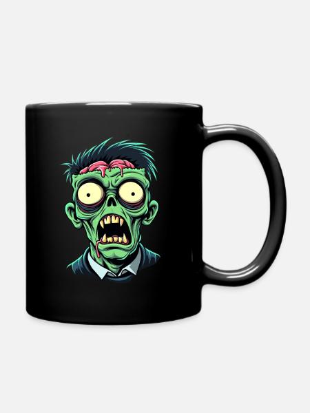 Zombie - Tasse einfarbig - Schwarz