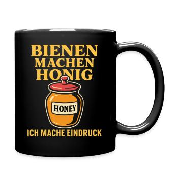 Bienen Imker Machen Honig Ich Mache Eindruck - Tasse einfarbig - Schwarz - Rechts