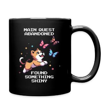 Distraction +100 | ADHD Focus Loss Classic - Full Colour Mug - black - Right