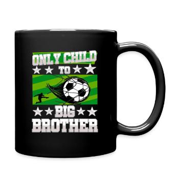 Soccer Child Ready Big Brother 2026 - Full Colour Mug - black - Right
