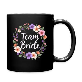 Mariée - Mug uni - noir - Droite