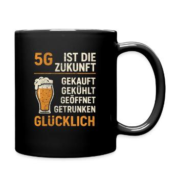 5G Beer Saying - Full Colour Mug - black - Right