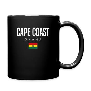 Cape Coast Ghana - Tasse einfarbig - Schwarz - Rechts