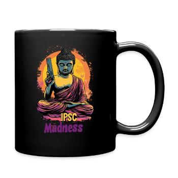 Buddha IPSC Madness - Tasse einfarbig - Schwarz - Rechts