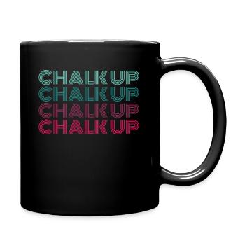 Boulderer Chalk Up Bouldering - Full Colour Mug - black - Right