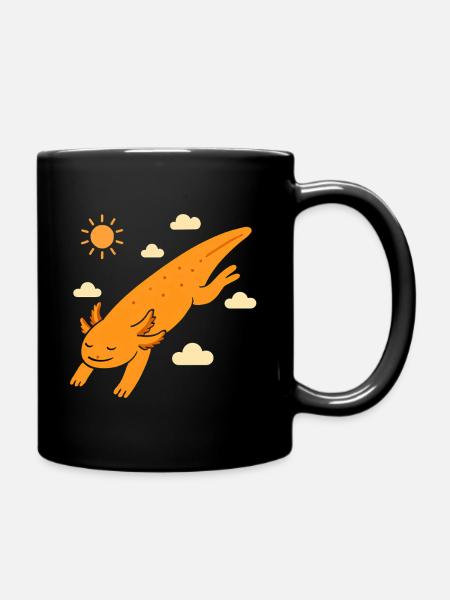 Axolotl étoile filante - Mug uni - noir
