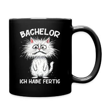 Bachelor Abschluss Absolvent BWL Student Studium - Tasse einfarbig - Schwarz - Rechts